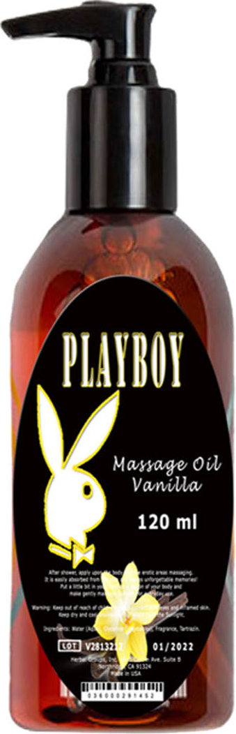 Playboy Aromaterapi Vanilyalı Masaj Yağı 120 ml Srcx -  120ML Playboy Vanilla Massage Oil