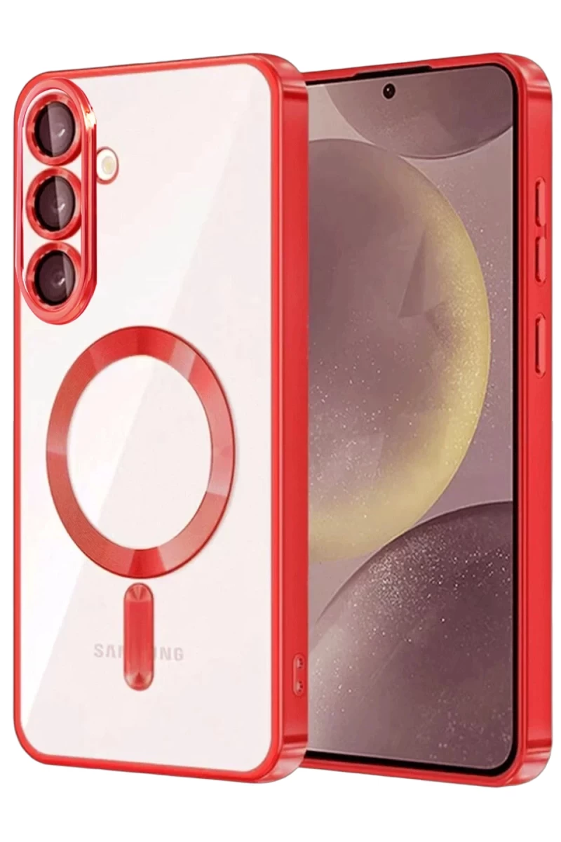 Samsung Galaxy A37 5G Uyumlu Kross Magneticsafe Kapak - Kırmızı