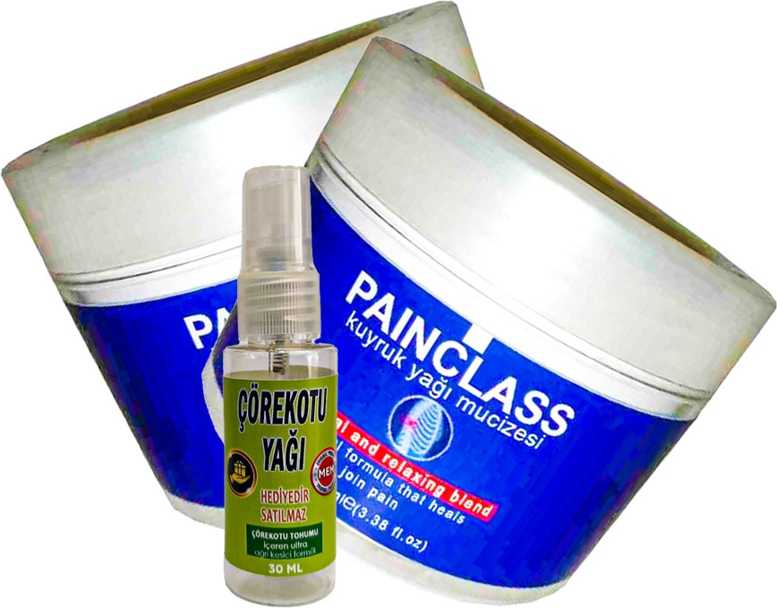 Playboy Painclass Kuyruk Yağı Kremi 2 Tane CRK:030 Relax Blend Bakım  Kremi + Yanında Hediye 30 ml Çörek Otu Yağı
