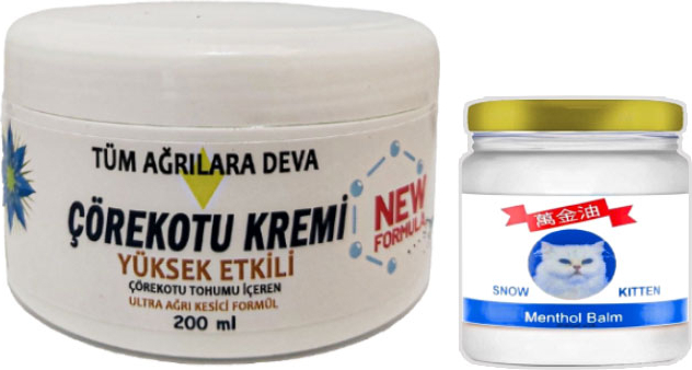 Çörek Otu Kremi Xl Box Büyük Boy White 200 ml + Snow Kitten 50 ml Menthol Balm / Vücut Fıtıkagrilarina