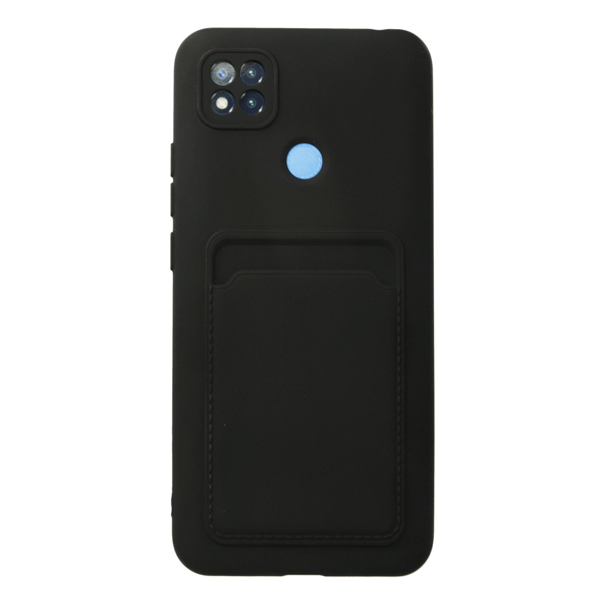 Redmi 9C Kılıf Kelvin Kartvizitli Silikon - Siyah