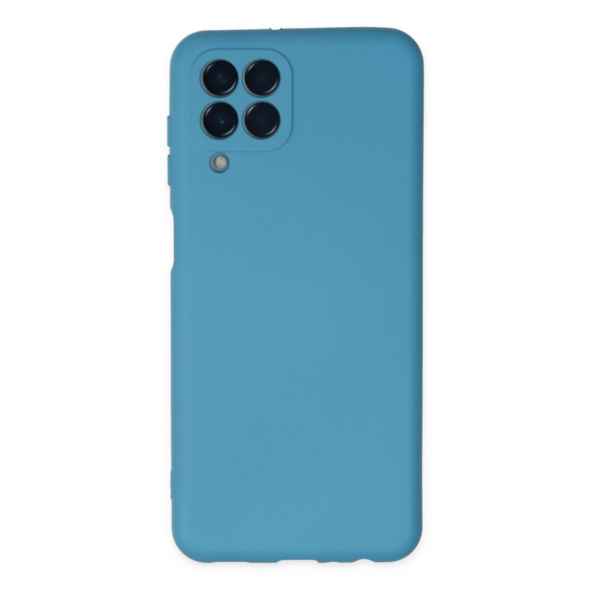 Galaxy M33 Kılıf Nano içi Kadife Silikon - Mavi
