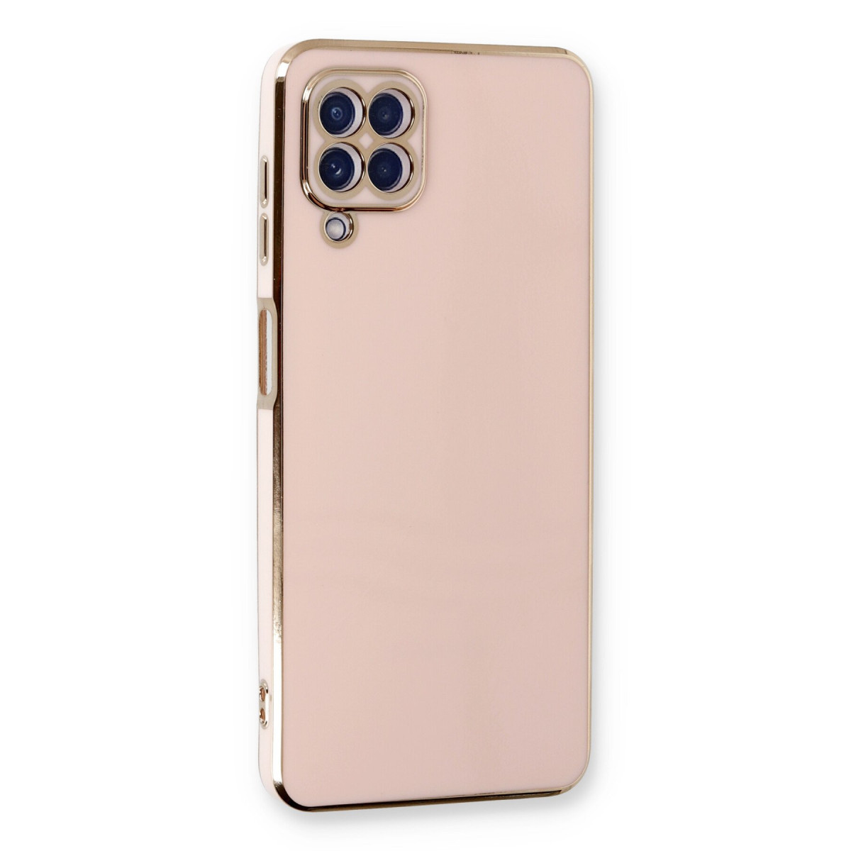 Galaxy A22 Kılıf Volet Silikon - Pembe