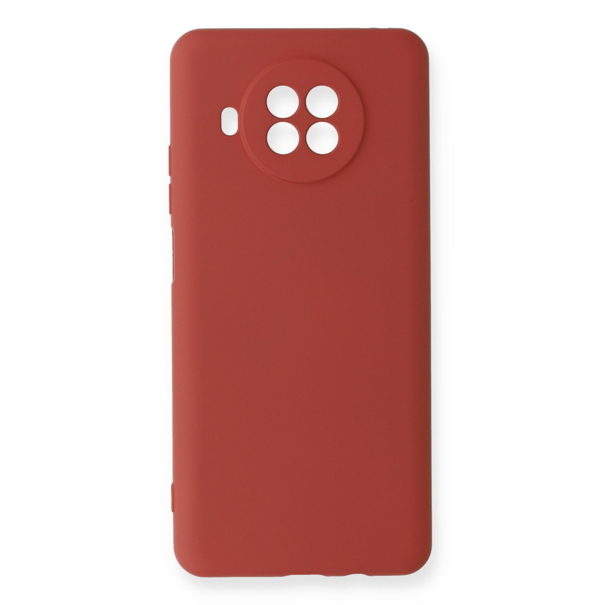 Mi 10T Lite Kılıf Nano içi Kadife Silikon - Kiremit