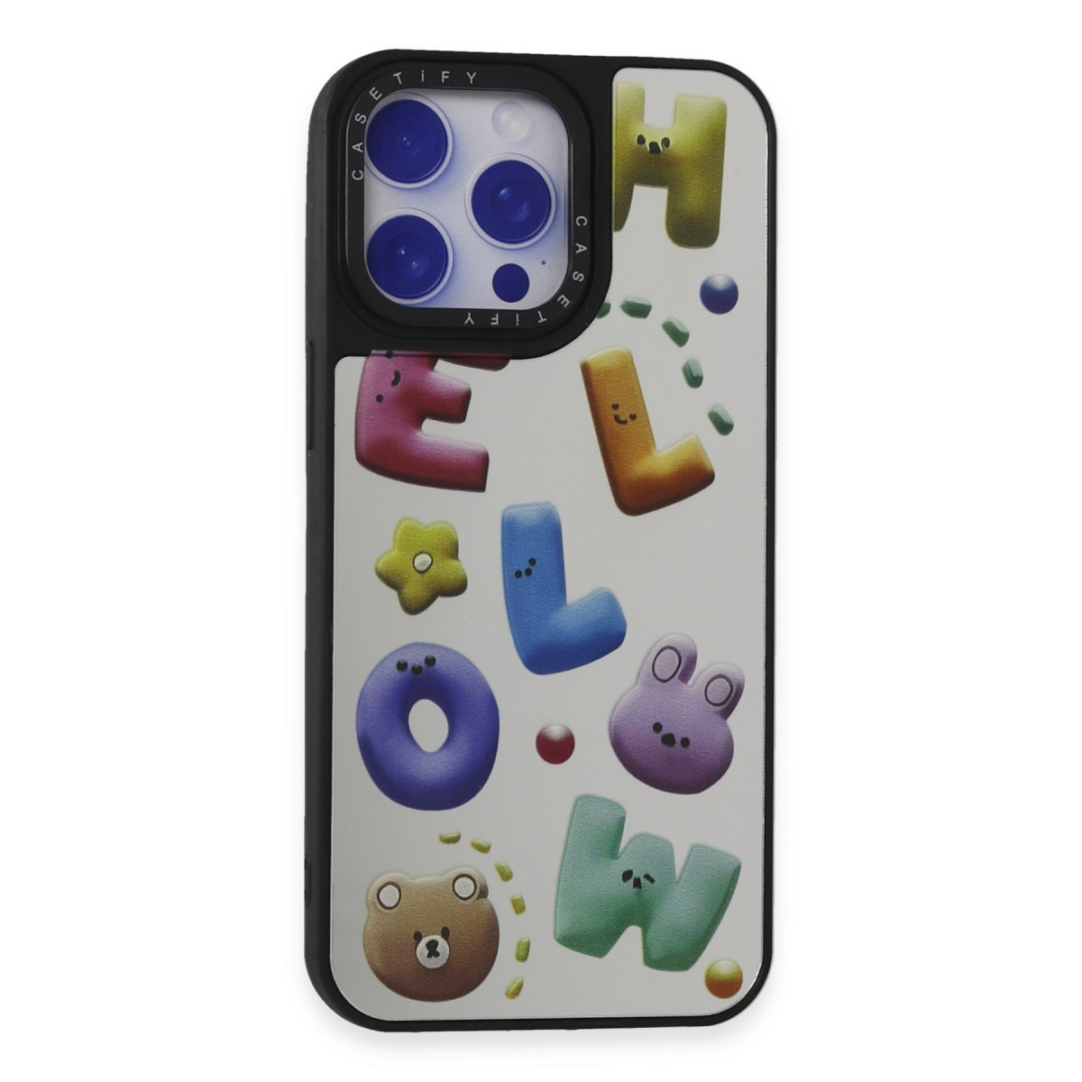 iPhone 15 Pro Max Kılıf Mirror Desenli Kapak - Mirror - 15