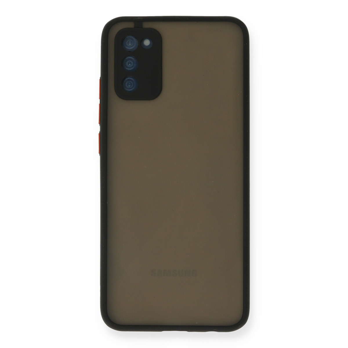 Galaxy A03S Kılıf Montreal Silikon Kapak - Siyah