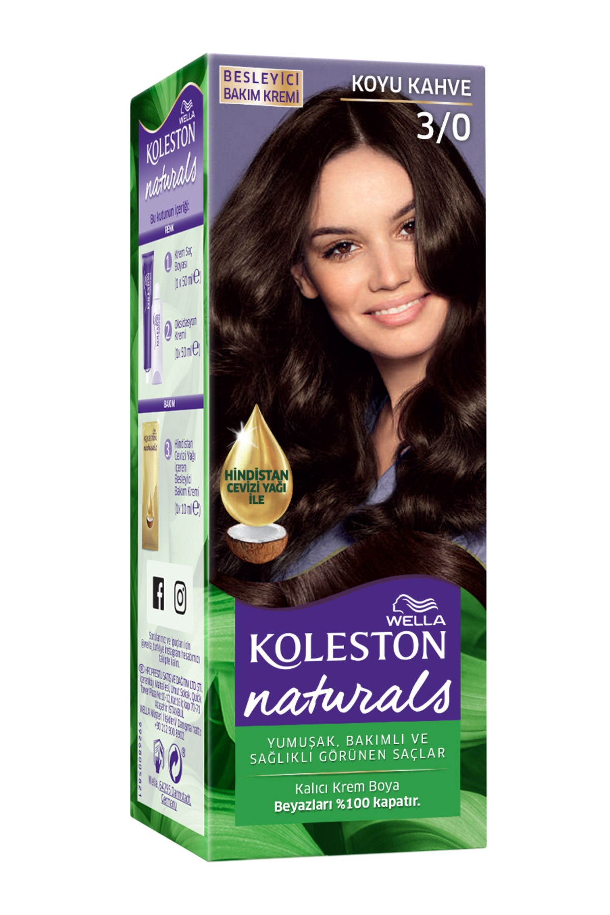 Naturals Maxi Saç Boyası & No: 3/0 Yeni