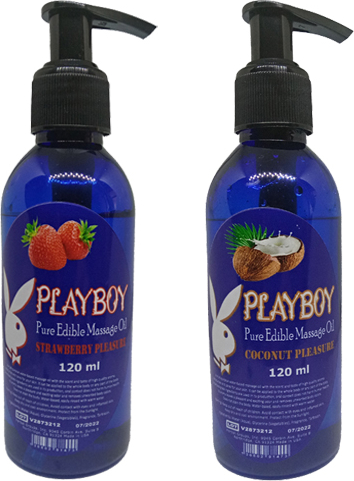 Playboy Çilek ve Hindistancevizi Aromalı Masaj Yağı