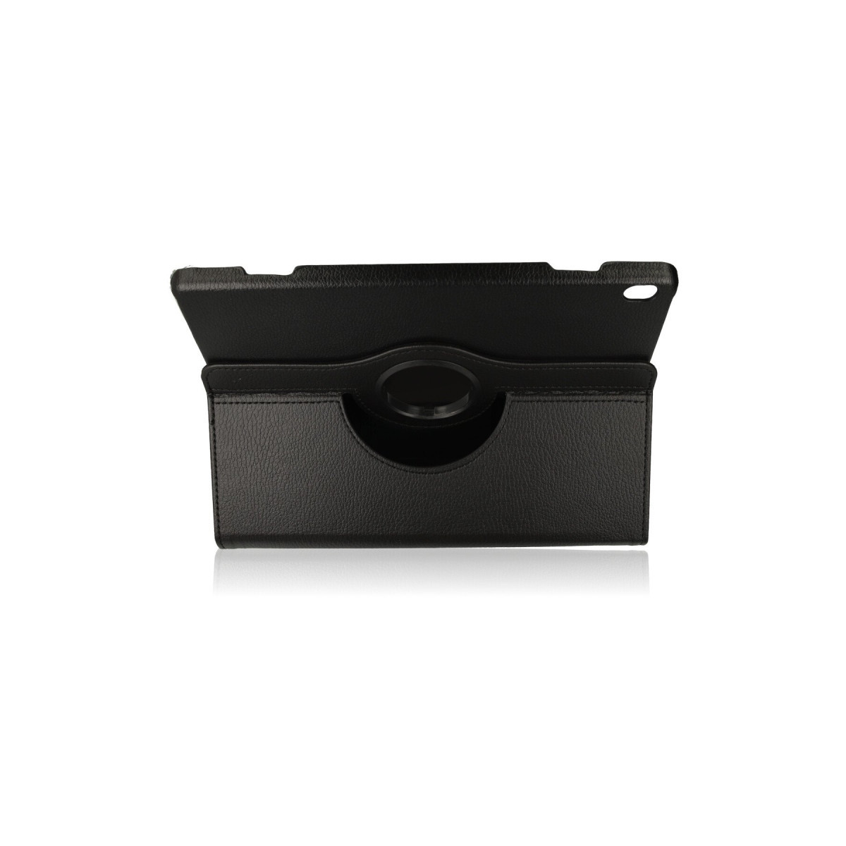 M10 X505F Kılıf 360 Tablet Deri Kılıf - Siyah