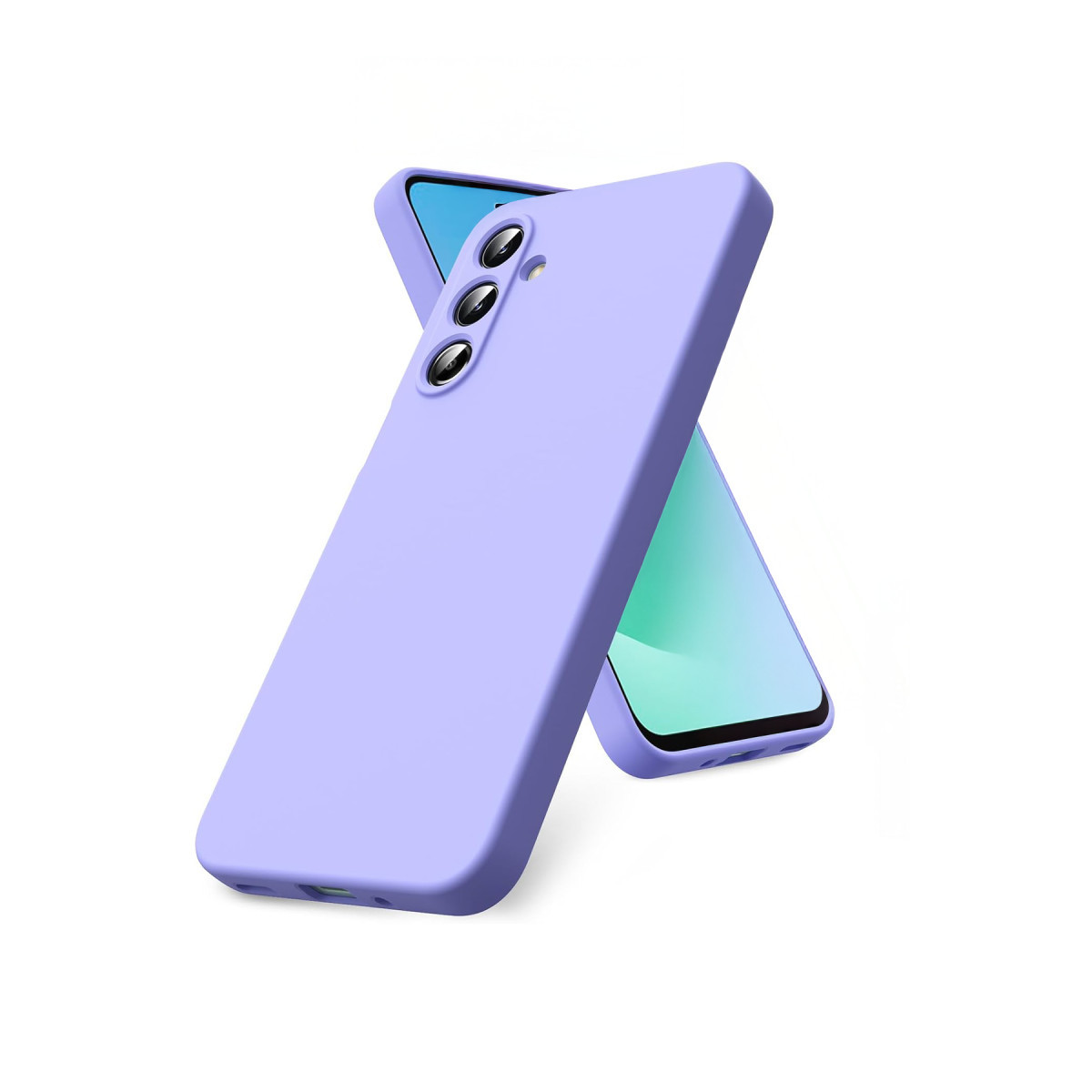 Galaxy A17 5G Nano içi Kadife Silikon - Lila