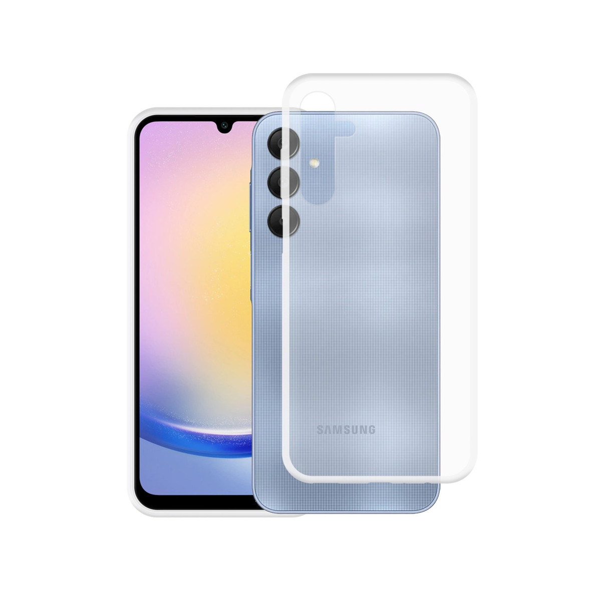 Galaxy A25 5G Kılıf Lüx Şeffaf Silikon