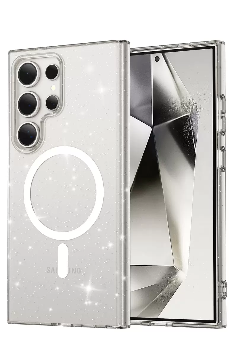 Galaxy S24 Ultra Kılıf Star Magsafe Kapak - Şeffaf
