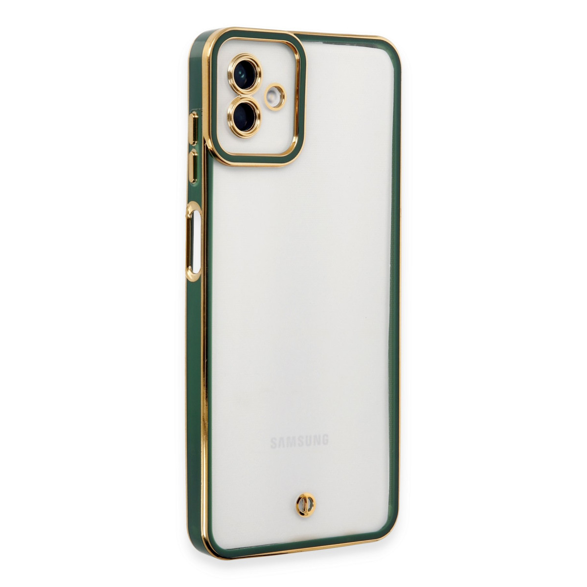 Galaxy A04 Kılıf Liva Lens Silikon - Yeşil
