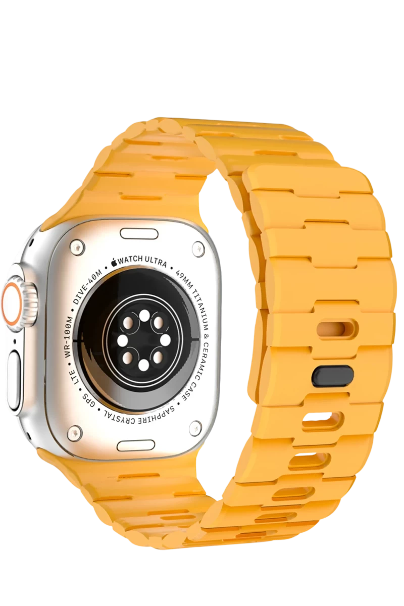 Apple Watch Ultra 49mm Uyumlu Wowen Kordon - Sarı