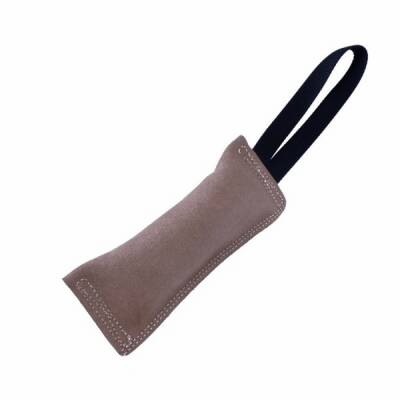 Deri Eğitim Köpek Isırma Yastığı Bej 6x25 Cm
