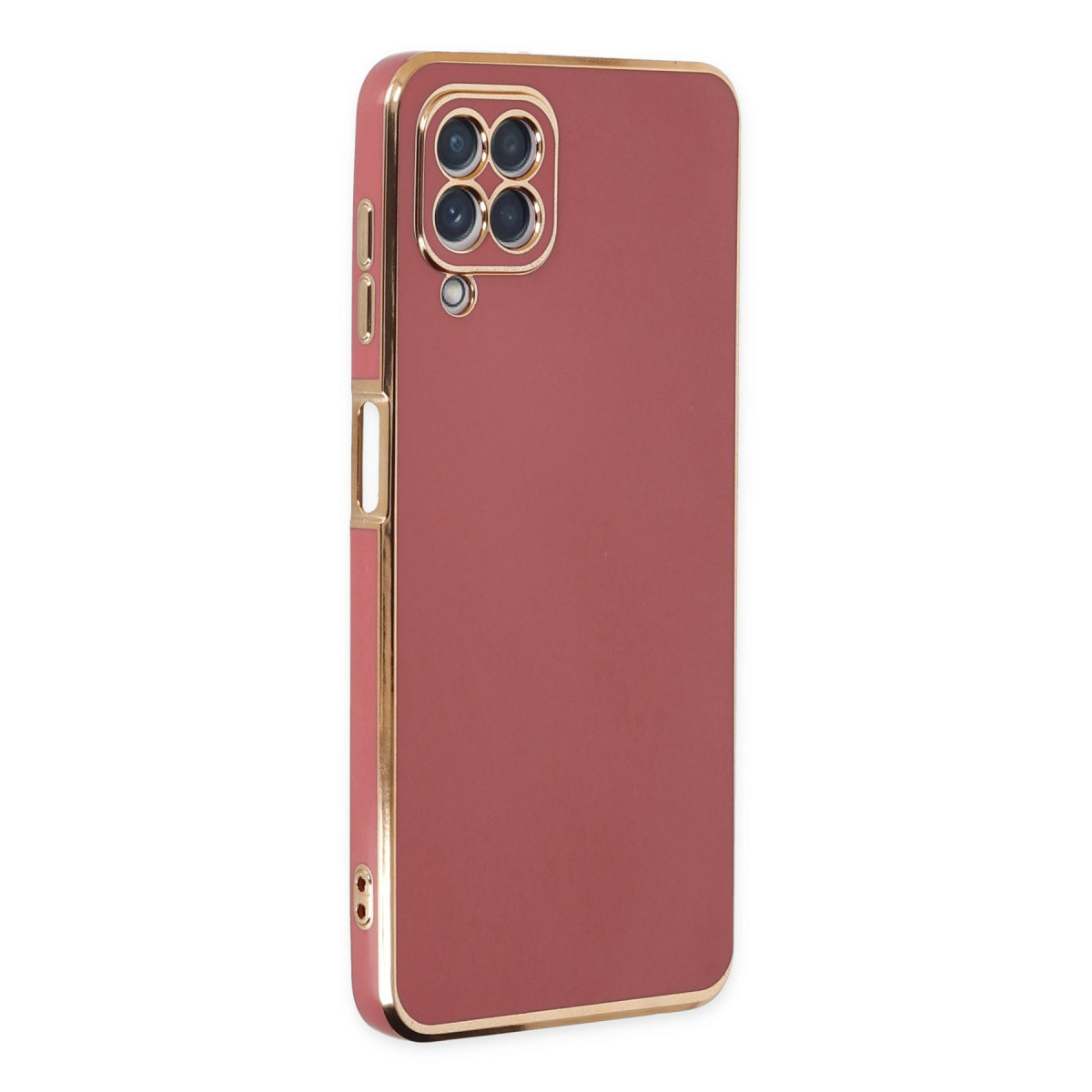 Galaxy A22 Kılıf Volet Silikon - Kırmızı