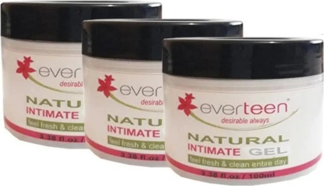Everteen Natural Intimate Gel Bayanlara Özel Genital Bölge Temizleme Jeli 100 Ml.- 3 Adet