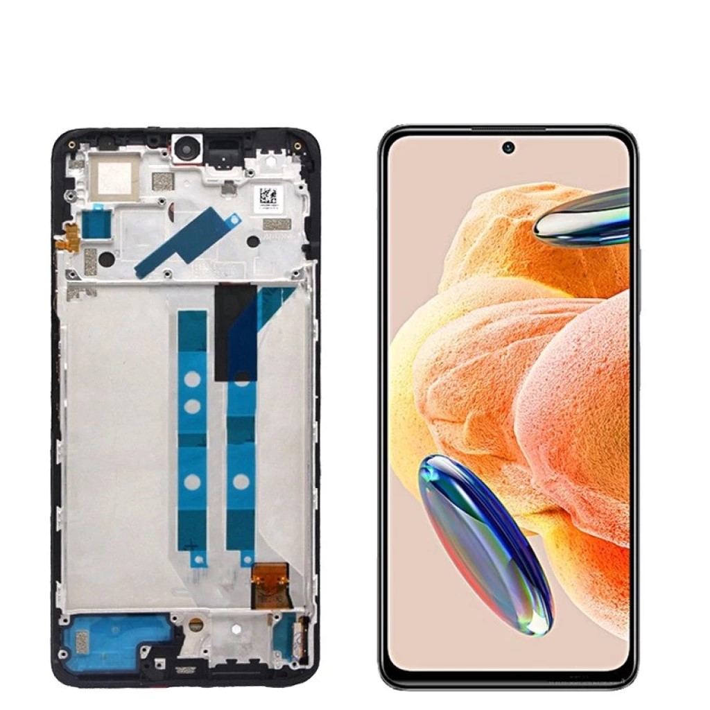 Redmi Note 12 Pro Uyumlu LCD Ekran Çıtalı TFT (Siyah)