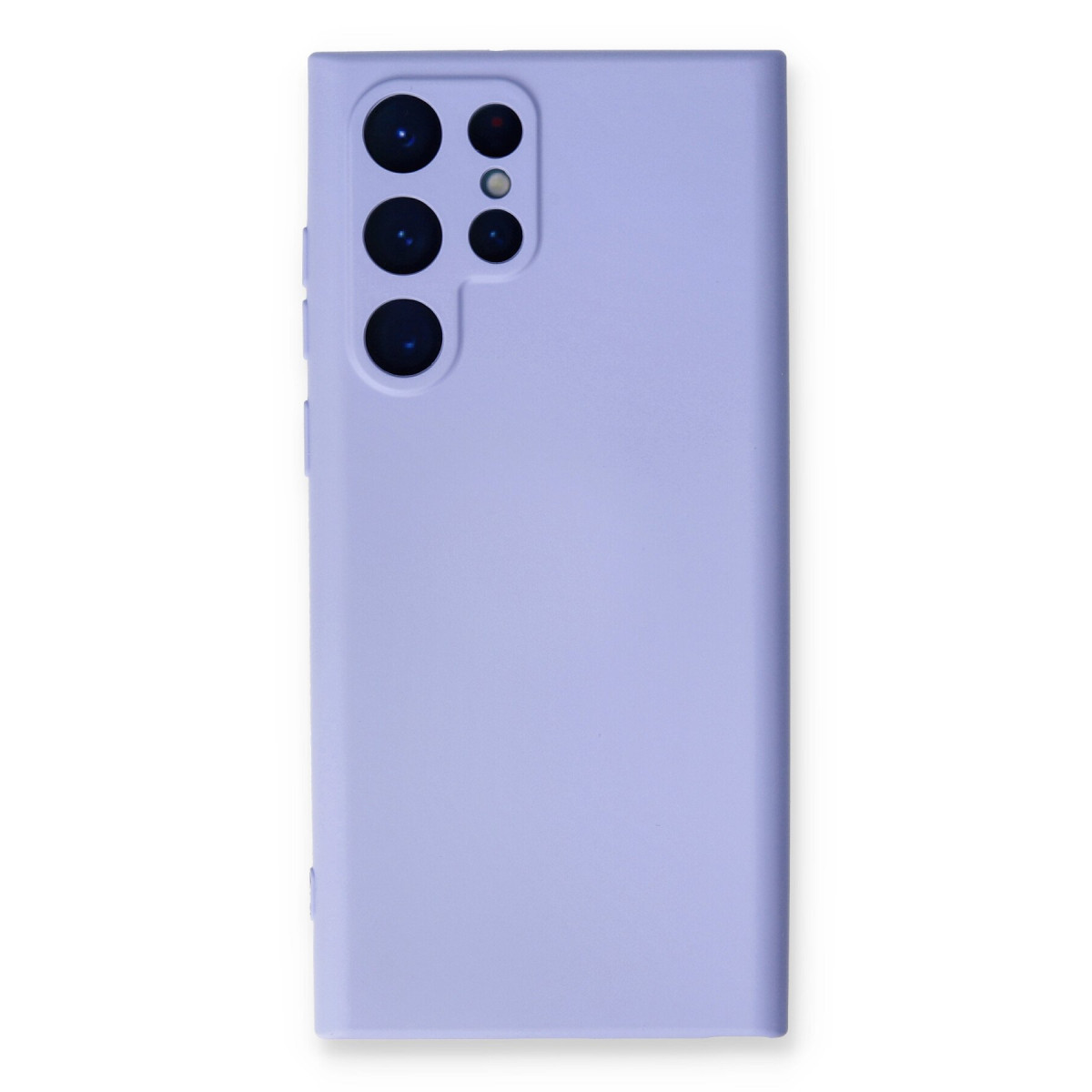 Galaxy S22 Ultra Kılıf Nano içi Kadife Silikon - Lila