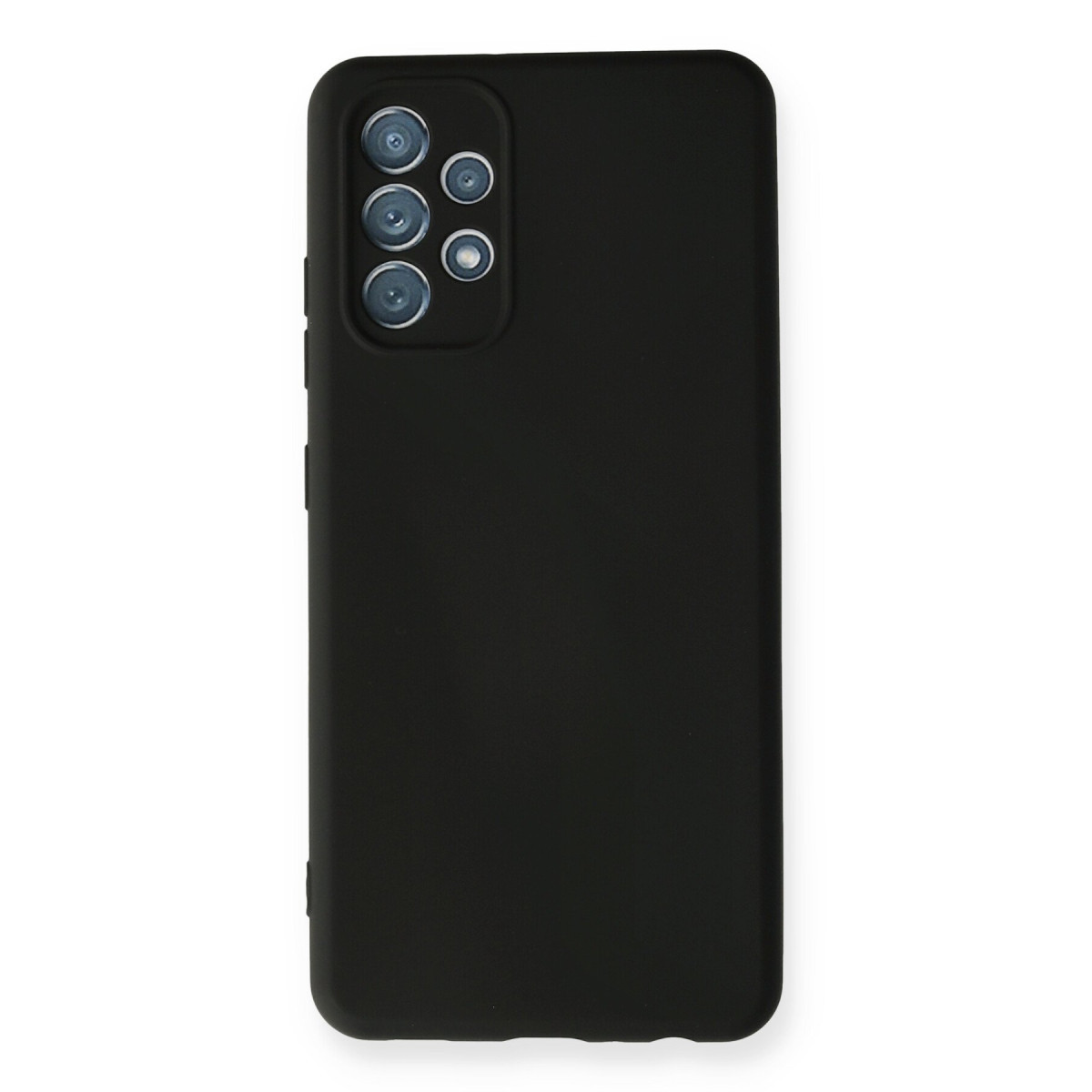 Galaxy A32 Kılıf Nano içi Kadife Silikon - Siyah