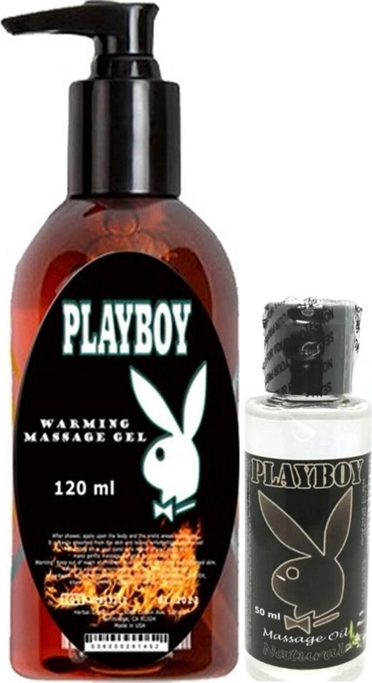Playboy Aromaterapi Isıtıclı Massage Oil 120 Ml + Natural Aromalı Massage Vücut Masaj Yağı 50 Ml