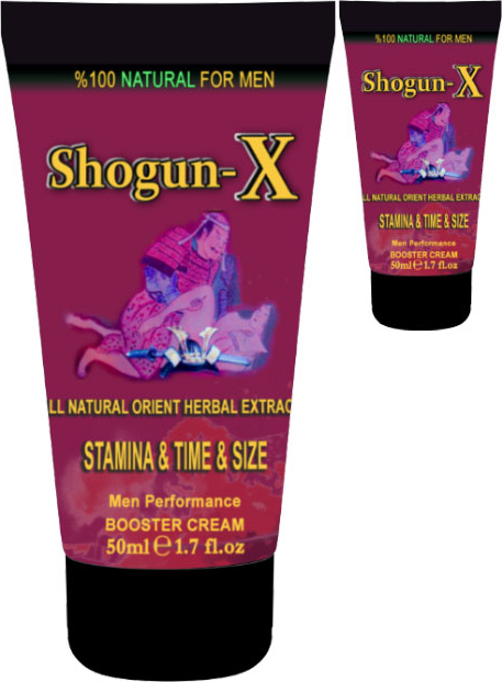 Shogunx Extra Size Cream 2 Adet 50ML Erkeklere Özel süre-Katılık-Hacim Pe.nisbakım Masaj Kremi