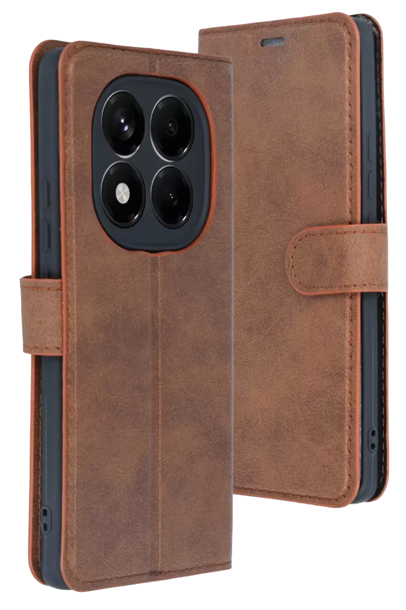 Note 15 4G Trend S Plus Kapaklı Kılıf - Taba