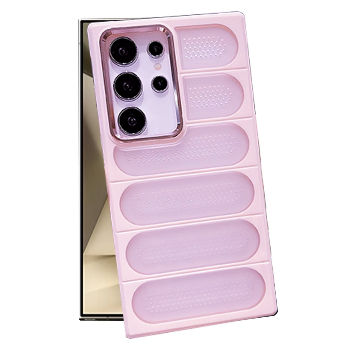 Galaxy S24 Ultra Kılıf Airmax Silikon Kapak - Pembe