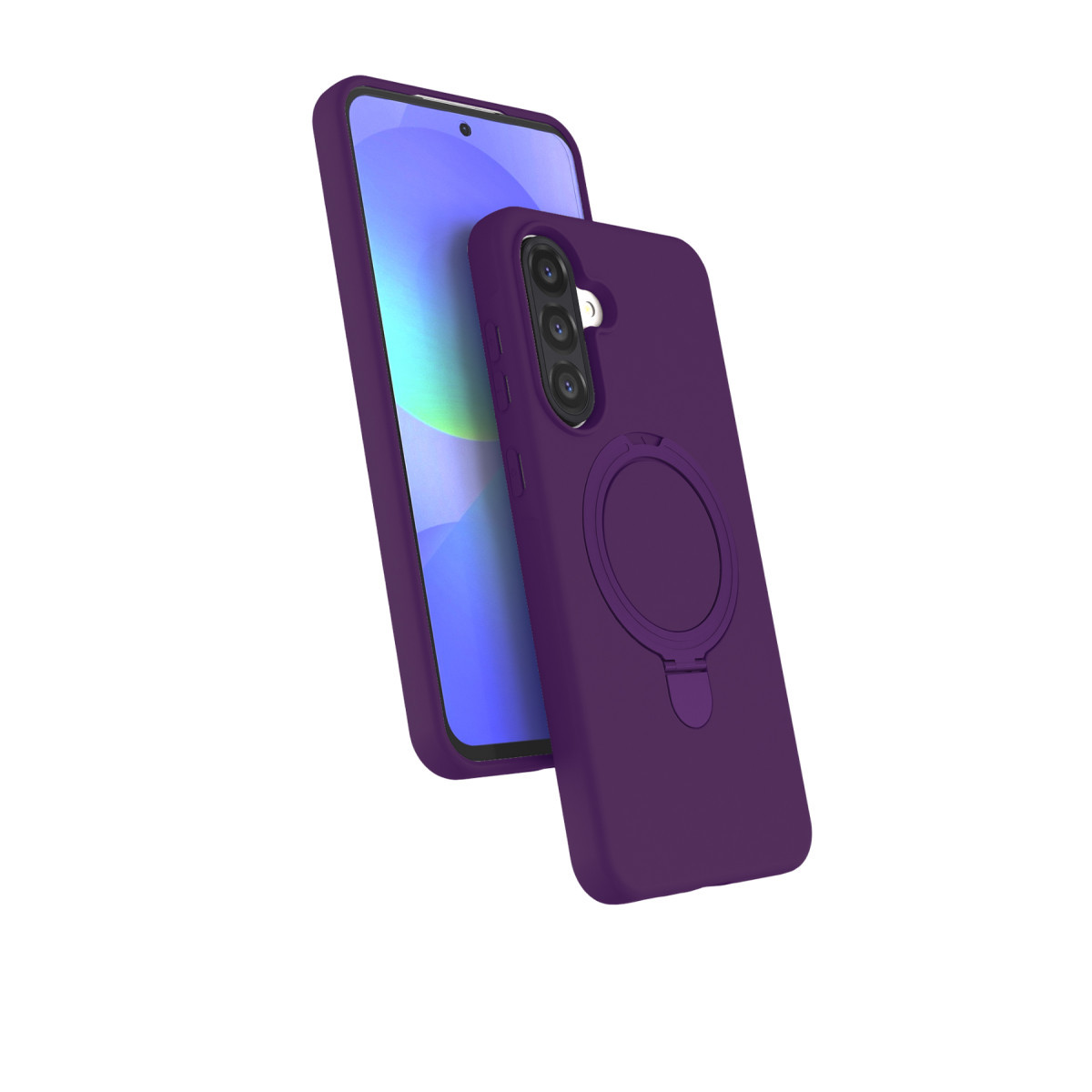 Galaxy A26 Regal Magsafe Standlı Kapak - Derin Mor