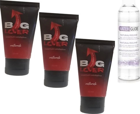 Big Lover Erkeklere Özel 50 ml Jel - Maximum Strength Hardening Gel For Men 3 Adet -  400 ml Jel