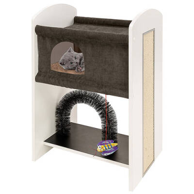 Cat Tree Leo Kedi Tırmalama ve Oyun Evi 50x37x84 Cm