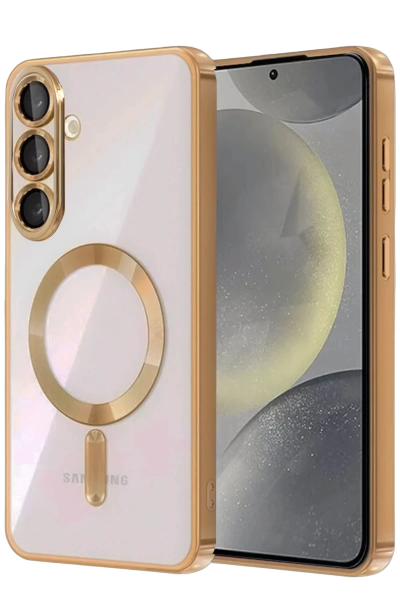 Samsung Galaxy A37 5G Uyumlu Kross Magneticsafe Kapak - Çöl Titanyum