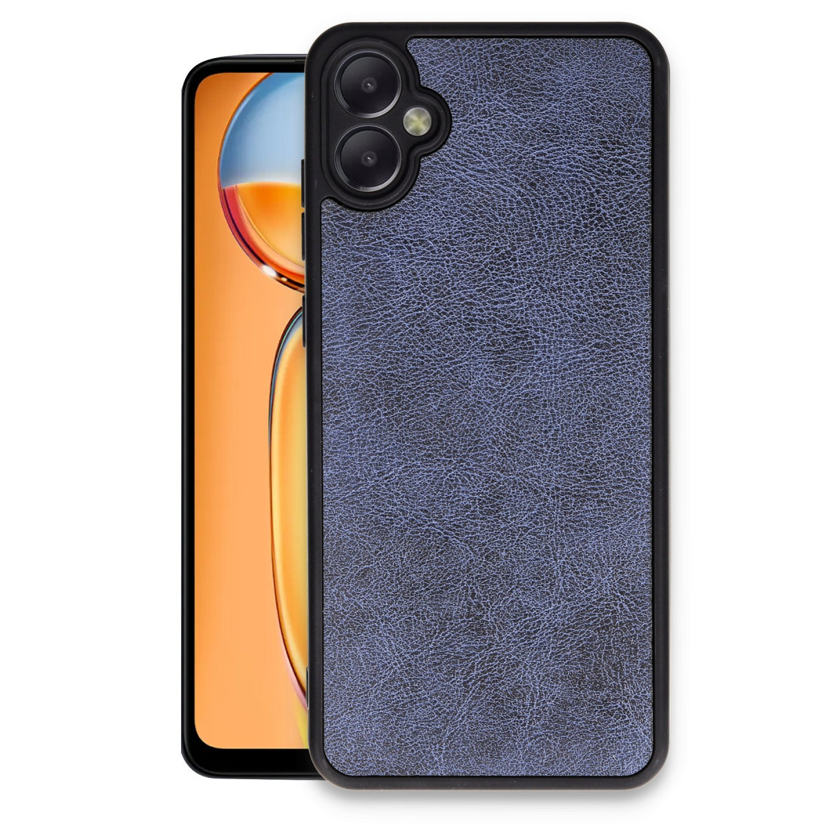 Galaxy A05 Kılıf Aras Deri Kapak - Lacivert