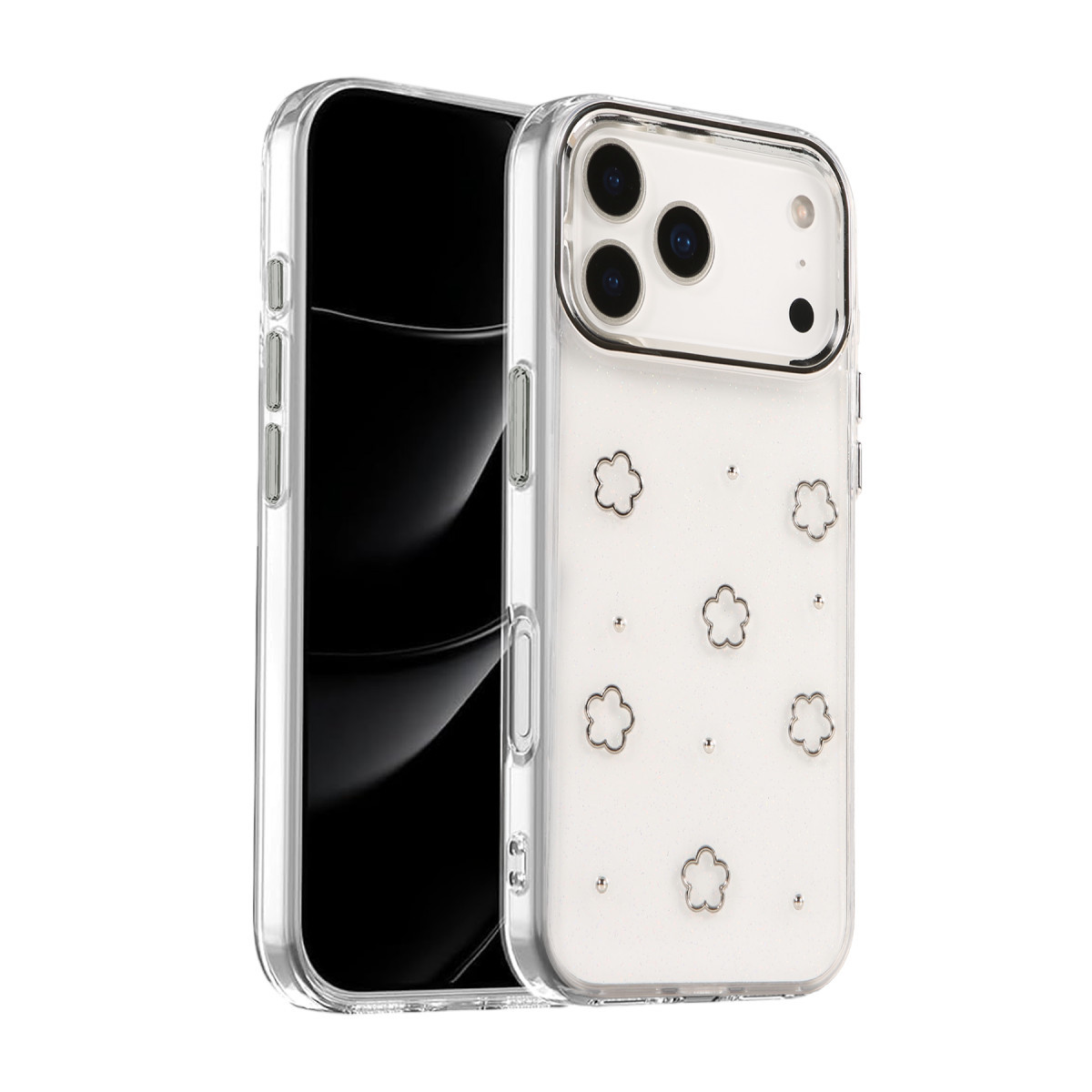 iPhone 17 Pro Fiyonk Desenli Kapak - Desen 2