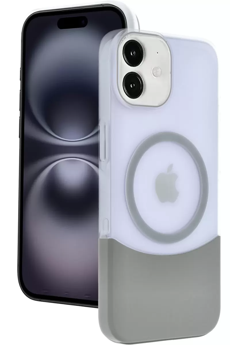 iPhone 11 Velar Magsafe Kapak - Natural Grey