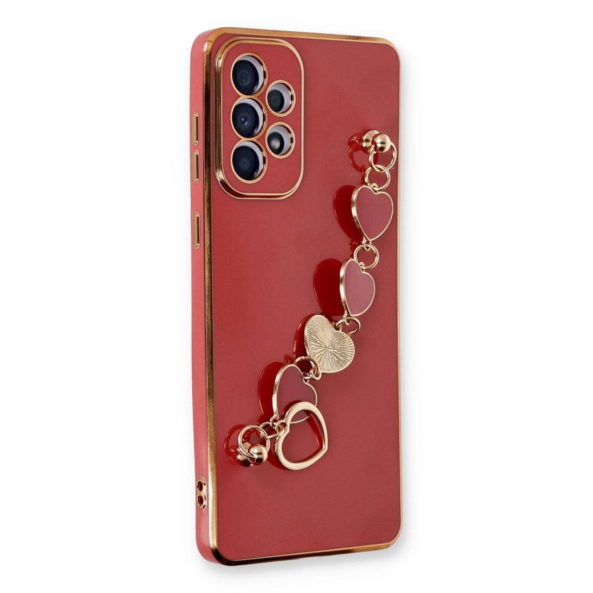 Galaxy A53 5G Kılıf Esila Silikon - Kırmızı
