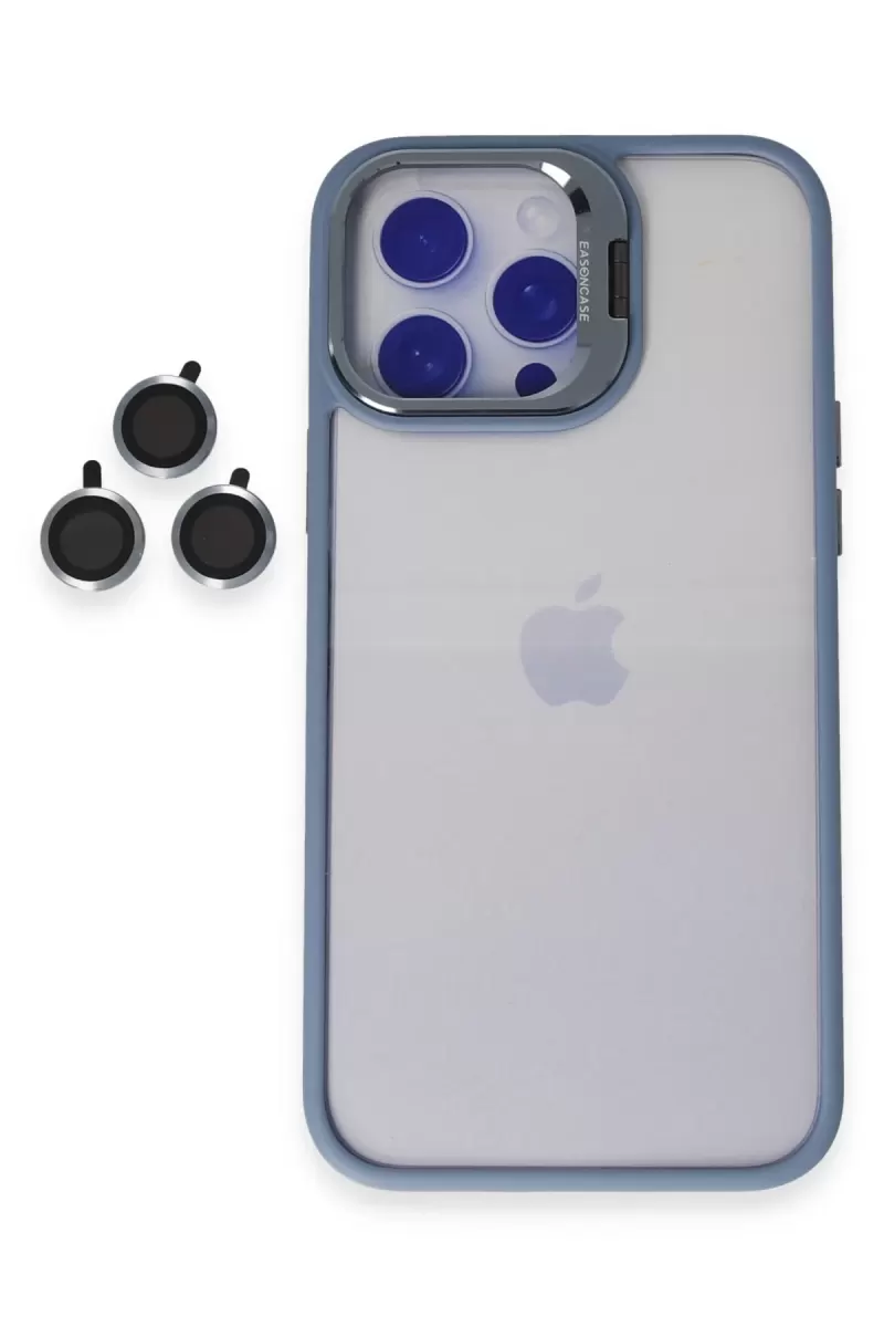 iPhone 14 Pro Kılıf Roblox Lens Standlı Kapak - Sierra Blue