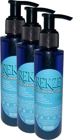 Rekze Erkeklere Özel Masaj Natural Personal Lubricant Doğal  125ml 3 Adet