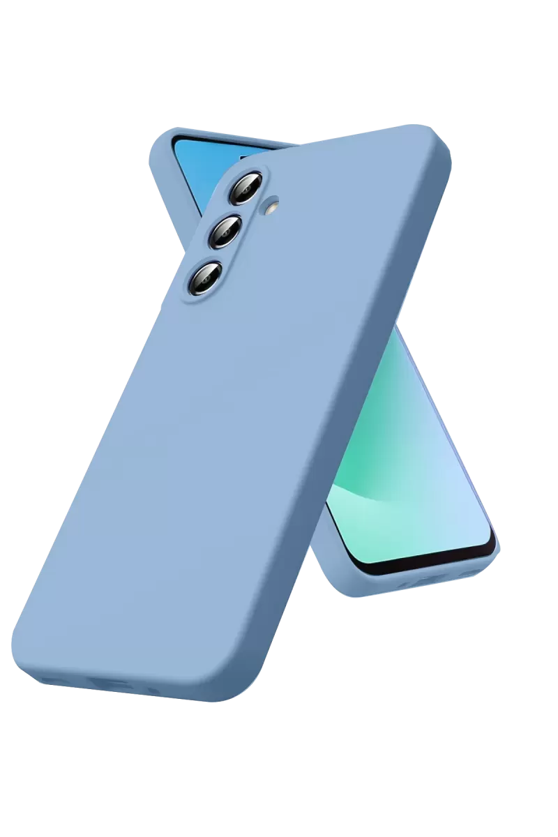 Galaxy S25 FE Nano içi Kadife Silikon - Mavi