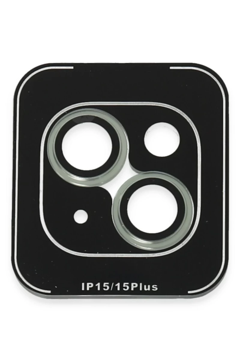 Joko Apple iPhone 15 Uyumlu PVD Metal Kamera Lens - Açık Yeşil