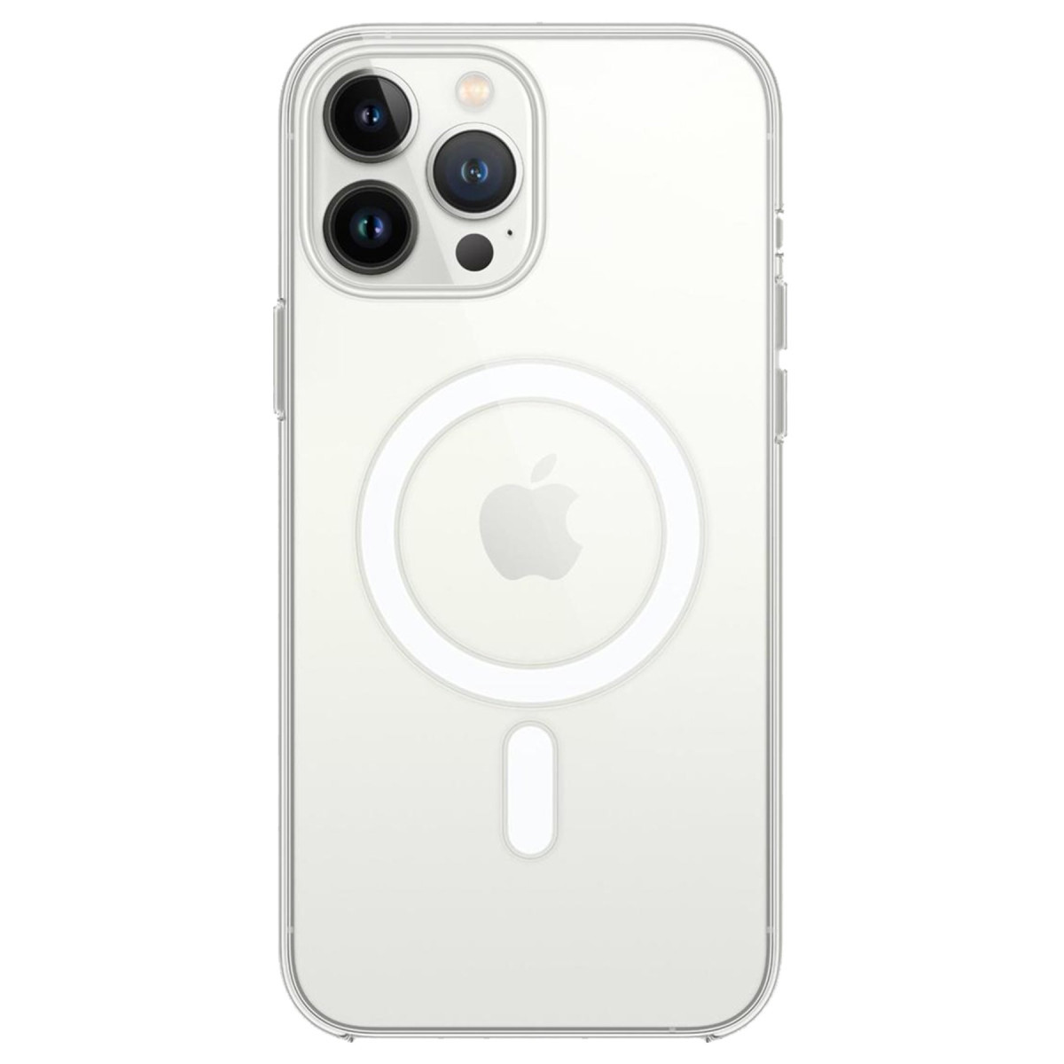 iPhone 14 Pro Kılıf Magneticsafe Şeffaf Silikon - Şeffaf