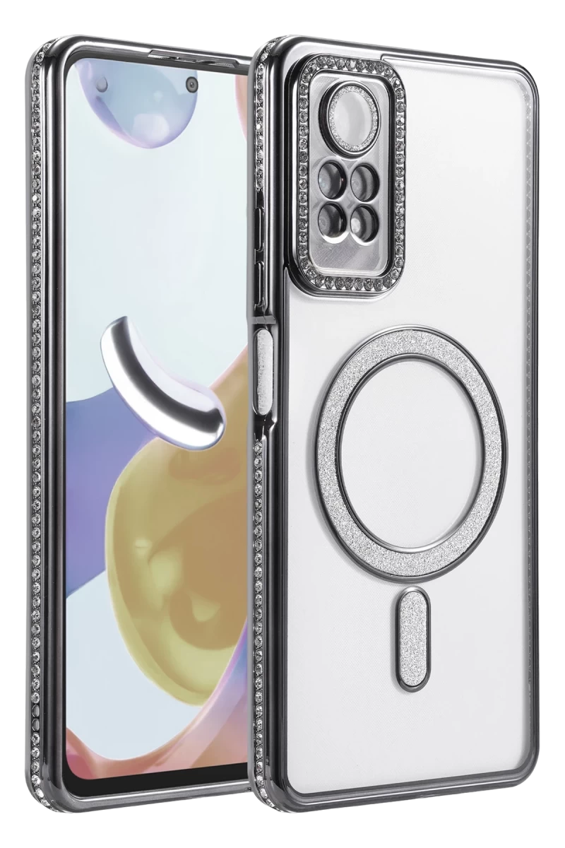 Xiaomi Redmi Note 12 Pro 4G Uyumlu Joke Simli Magneticsafe Kılıf - Siyah