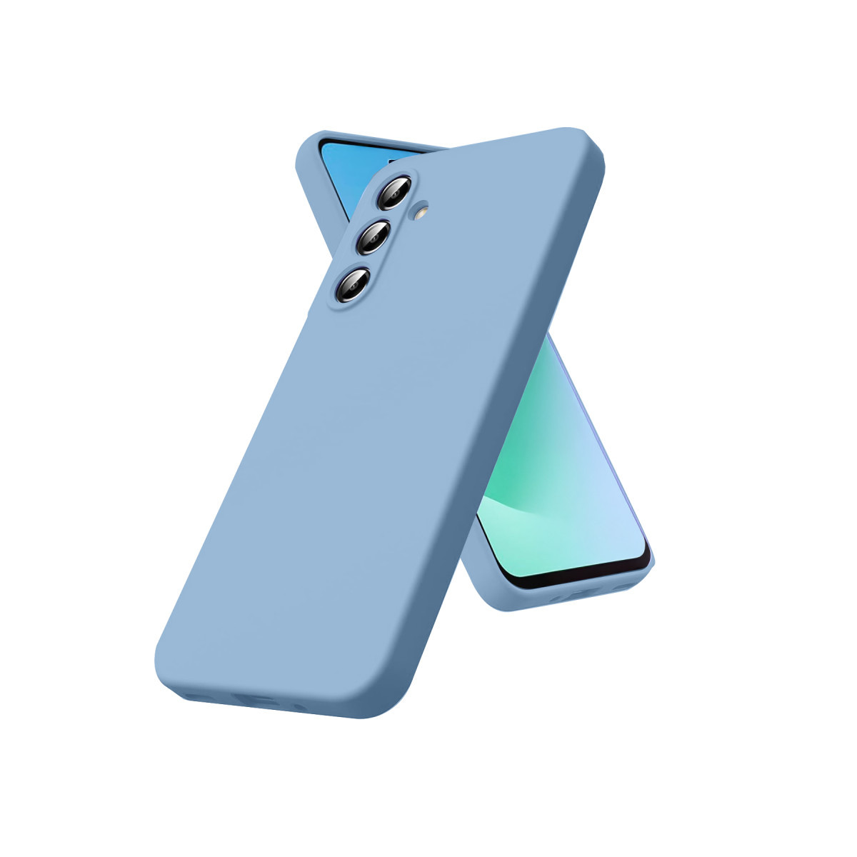 Galaxy A17 5G Nano içi Kadife Silikon - Mavi