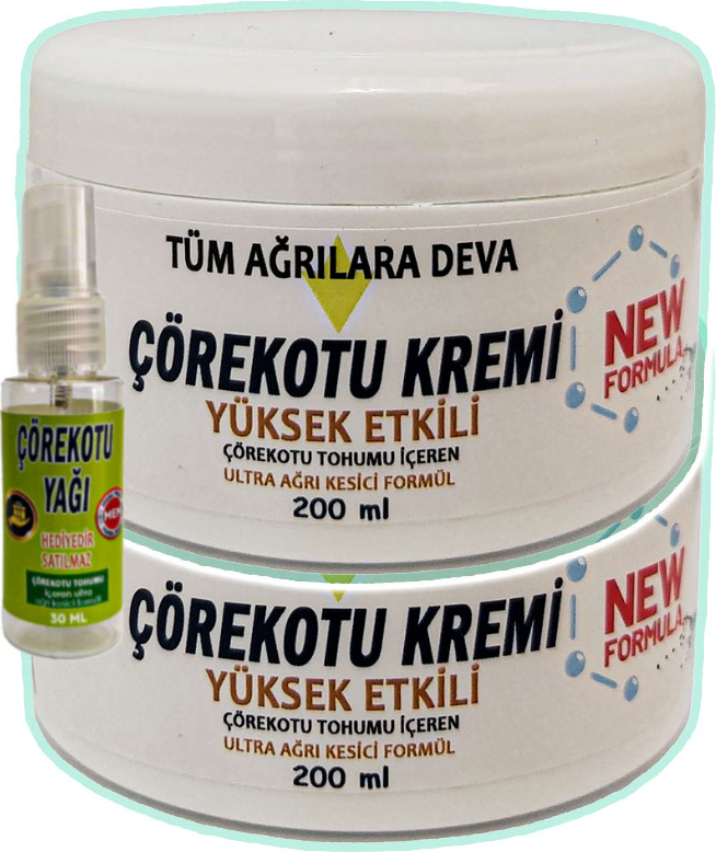 Çörek Otu Agrirelax Kremi 2tane 200 ml White Box + 30 ml Çörek Otu Agriyağı