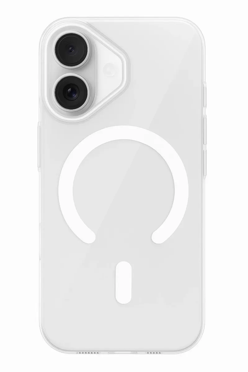 iPhone 17 PC Blank Magsafe Kapak - Şeffaf