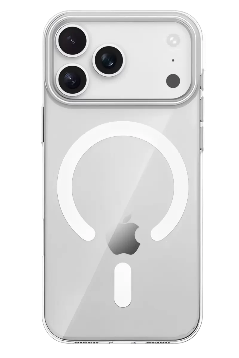 iPhone 17 Pro Max PC Blank Magsafe Kapak - Şeffaf