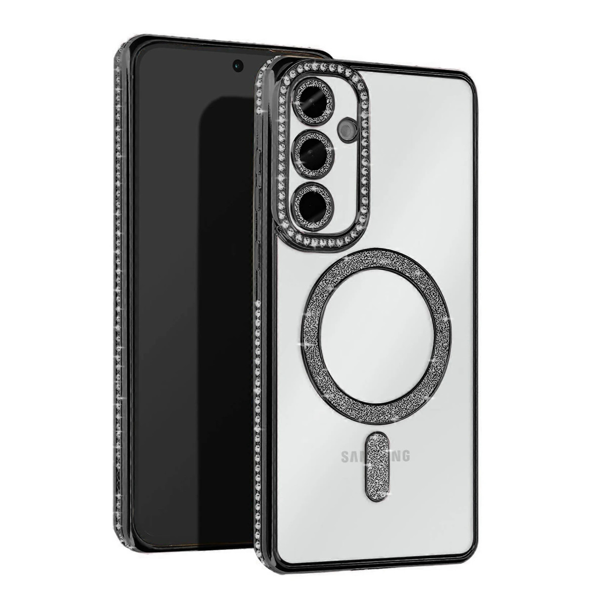 Galaxy A55 5G Joke Simli Magneticsafe Kılıf - Siyah
