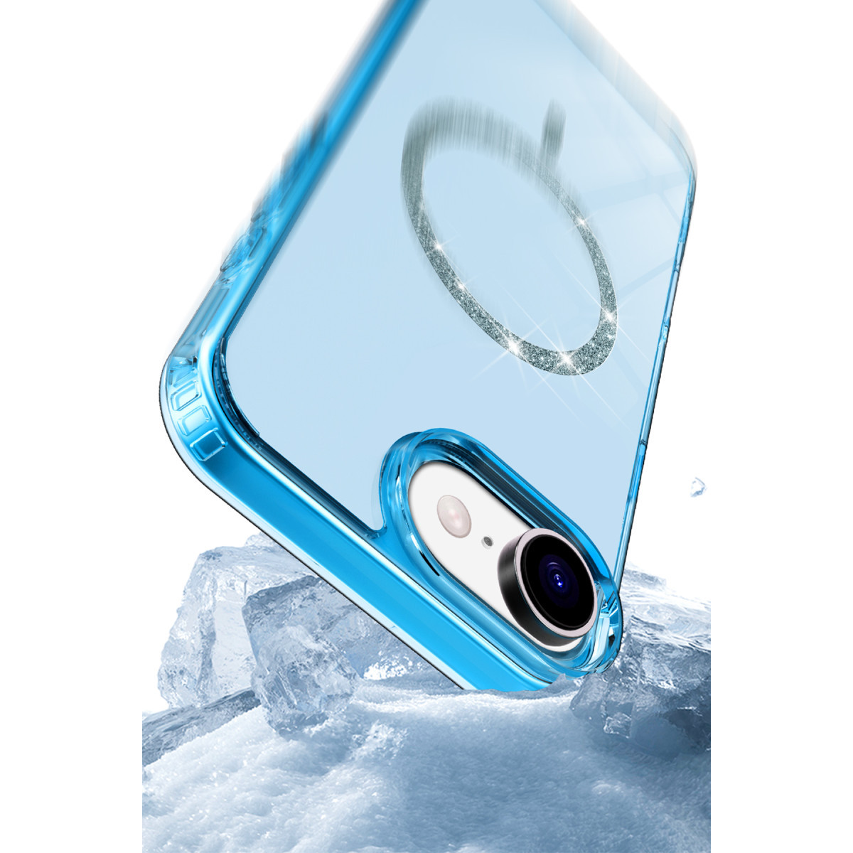 iPhone 16E Live Diamond Magsafe Kapak - Mavi — görsel 3