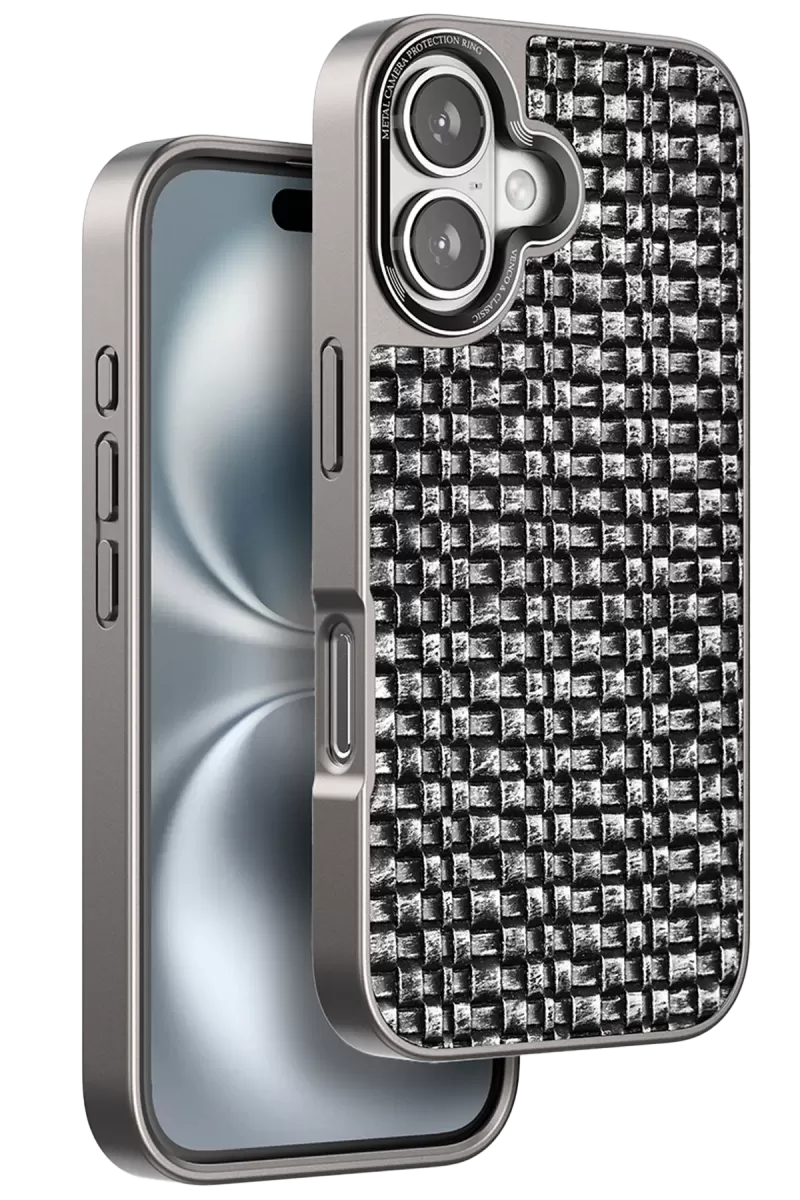 iPhone 16 Brand Kapak - Gümüş