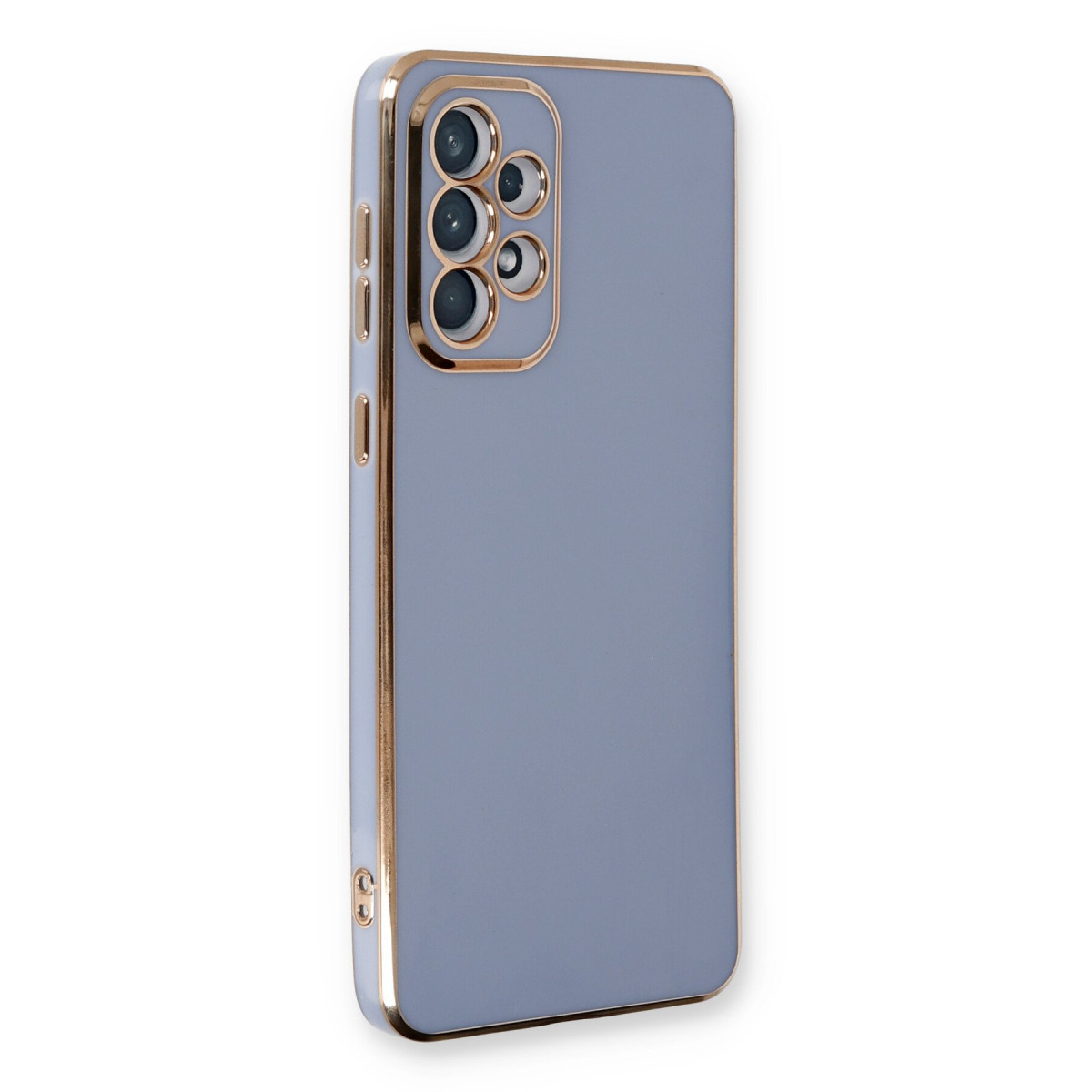Galaxy A53 5G Kılıf Volet Silikon - Mavi